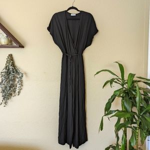 Miramar Black Short Sleeve Jumpsuit